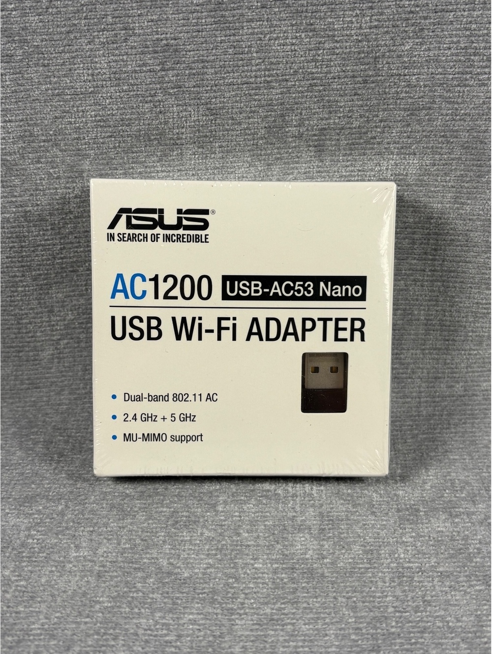 ASUS USB-AC53 Nano AC1200 Dual-Band Wi-Fi Adapter Sealed